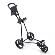 Golf Buggy Trolley Cart Push Pull Footbrake Foldable Golf Accessories 3 Wheels