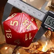 Large 55mm D20 Dice,20 Sided DND Dice,D20 Giant Polyhedral Dice, Large D20 Dice,20 Sided Cube D&D Dice Set for Dungeons and Dragons, RPG, MTG Table Games