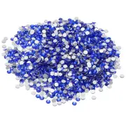 SS16/1440Pcs Glass Diamante Rhinestone, Man Made Gems, Dark Blue