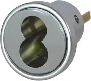 Interchangeable Rim Housing Less Core Convertible Tailpiece Satin Chrome Finish