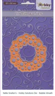 NEW Nellie Snellen Hobby Solutions Dies -- Bubble Wreath