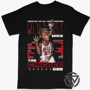 Jordan Tee Shirt SLAM MONEY BredChicago Bulls Mike Michael NBA Basketball( BF ) T-shirt