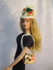 Carllian hat and purse for Tyler Wentworth and friends. doll not included.