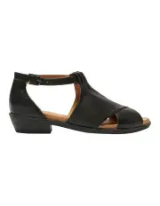 [Easy Steps] Laguna Sandals in Black Leather