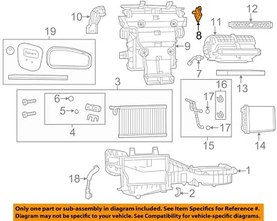 CHRYSLER OEM 11-13 Durango Front Evaporator-Actuator 68079488AB