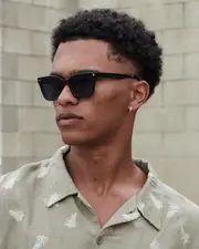 [Unity Eyewear] Unity Eyewear Men's Apollo Sunglasses in Black One Size Black