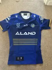 Parramatta Eels 2024 NRL Player Issue Home Jersey with GPS Pocket Size XL