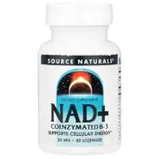 Source Naturals, NAD+, Coenzymated B-3, 30 Lozenges