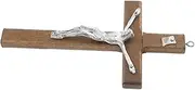 KAILIKETIY Handmade Wood Cross Pendant Jesus Crucifixion Faith Decor Craft Charm Religious Jewelry Spiritual