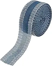 Iron-on Instant Hem Tape, 6 Yard No Sew Hemming Tape for Pants Washable Hem Adhesive Fabric Strips 1 Inch Fit for Clothes Curtain Pant Mouth - (1 Pack, Blue)