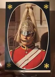 Postcard Dismounted Sentry of Life Guards At Whitehall London England IVP Ltd.