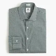 Thomas Mason® for J.Crew Ludlow Shirt in Green Gingham | M | $188