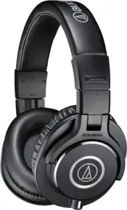Audio-Technica ATH-M40x Professional Studio Monitor Headphone, Black, with...