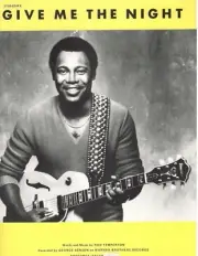 GEORGE BENSON "GIVE ME THE NIGHT" SHEET MUSIC-PIANO/VOCAL/GUITAR/CHORDS-1980-NEW