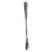 50pcs Stainless Steel Zip Ties, 31"/800mm Self-Locking Cable Wraps, 198 LBS