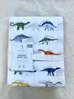Pottery Barn Kids Finn Dino Sheet Set Full Dinosaur Organic Cotton