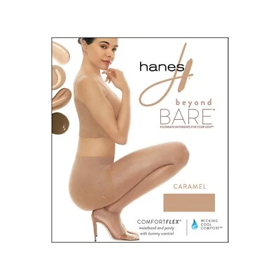 Hanes Womens Beyond Bare Pantyhose Comfortflex Panty with Tummy Control - Medium