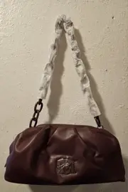 NWT BADGLEY MISCHKA Wrapped Frame Clutch Crossbody Purse