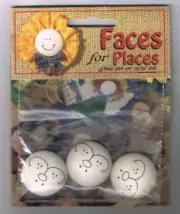 Fabric Button Set 1 Faces for Places 30mm