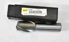 Interstate Square End Mill 1" Dia 2 Flute High Speed Steel 30° Helix Uncoated