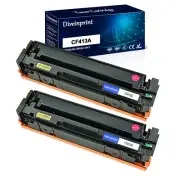 2PK CF413A Magenta Toner Cartridge For HP 413A Color LaserJet Pro M452nw M452dn