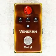 VEMURAM Budi-G Gritty Gain BOOST Pedal New