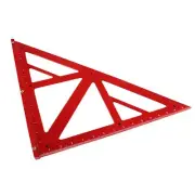 Aluminum Triangle Ruler 12 Inch with Engraved Scales for Professional Use