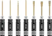 INJORA Short Handle Hex Screwdriver Nut Driver Tool Kit for 1/18 1/24 RC Mini Crawler Car TRX4M SCX24 FCX24,7PCS