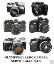 OLYMPUS CLASSIC CAMERA SERVICE MANUALS 35MM OM1 OM2 OM2n OM4 OM4Ti OM10 OM2000 +