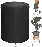 Wood Chipper Cover 33" X 45" Garden Shredder Cover Waterproof Oxford Cloth Leaf Mulcher Shredder Uv Protection Dustproof Garden Equipment Accessories