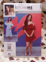 KNOW ME SEW PATTERN # R12047 SIZE U5 (16-24) MISSES DRESSES