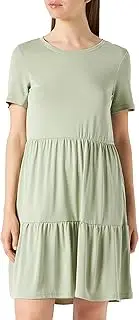 VERO MODA Women's Vmfilli Calia Ss Short Dress Ga Noos