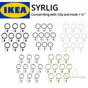 IKEA SYRLIG Curtain Ring with Clip and Hook 1 ½ “