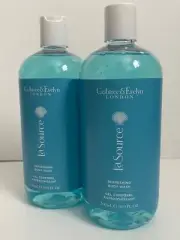 CRABTREE & EVELYN LA SOURCE BODY WASH SHOWER GEL SET OF (X2)16.9 Fl. Oz. BOTTLES