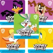 25 Looney Tunes Stickers, Assorted, 2.5" x 2.5" each, Party Favors