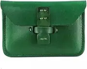 [SLEDEZ] Mens Cash Change Wallet Men's Leather Vintage Mini Coin Purse Small Wallet(Green)