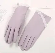[LEIXIUSM] Driving and Cycling Outdoor Sports Sunshade Touch Screen Women's Ice Silk Season Thin Gloves