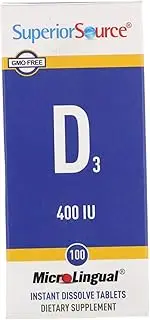 Superior Source Vitamin D 400 IU, 100 Count