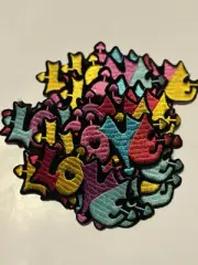 LOVE - Rock Concert Patch Peace Woodstock , Iron On/Sew On