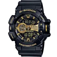 在飛比找momo購物網優惠-【CASIO 卡西歐】G-SHOCK 街頭搖滾金屬風多層次運