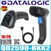 Datalogic QuickScan QD2590-BKK1 1D 2D Handheld Barcode Scanner Reader RS232 Kit