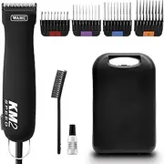 Wahl Km-2 Two Speed Motor Animal Clipper - Professional Animal Clipper - Powerful 2-Speed 45w Rotary Motor. Ergonomical, Lightweight and Balanced for Comfort. Ideal for Full Body Clipping and Trimming