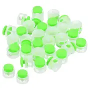 Cord Locks, 30 Pack Round Spring Toggle Stopper, Clear Green