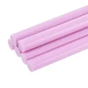 Mini Hot Glue Sticks for Glue Gun 0.43-inch x 4-inch Light Pink 6pcs
