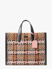 Manhattan Plaid Large Tote
