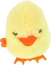ibasenice Adorable Plush Duck Interactive Wind Up Plaything for Parties Safe Friendly Material Present for Festivals and Playtime Fun