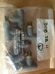 Legris 3108 58 11, Fitting 5/16" Tx 1/8" NPT Branch Tee 31085811, Lot Of 6, K#28