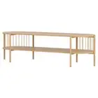 Artiss TV Unit Entertainment Open Storage Shelf Rack 148cm Pine