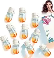 Perfume&Oil 2 In 1-Avocado Nourishing&Shining Hair Oil For Frizzy, 10 Pcs Mini Hair Oils Perfume Capsules Women, Scented Hairs Oils Perfumes for Dry, Damaged Hairs (Oriental orange)