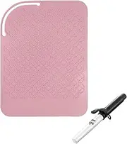 Heat Mat for Curling Iron - Silicone Heat Resistant Mat for Hair Tool - Portable Flat Irons and Styling Tools Non-Slip Insulation Sleeve Pad for Curling Iron Hot Tools